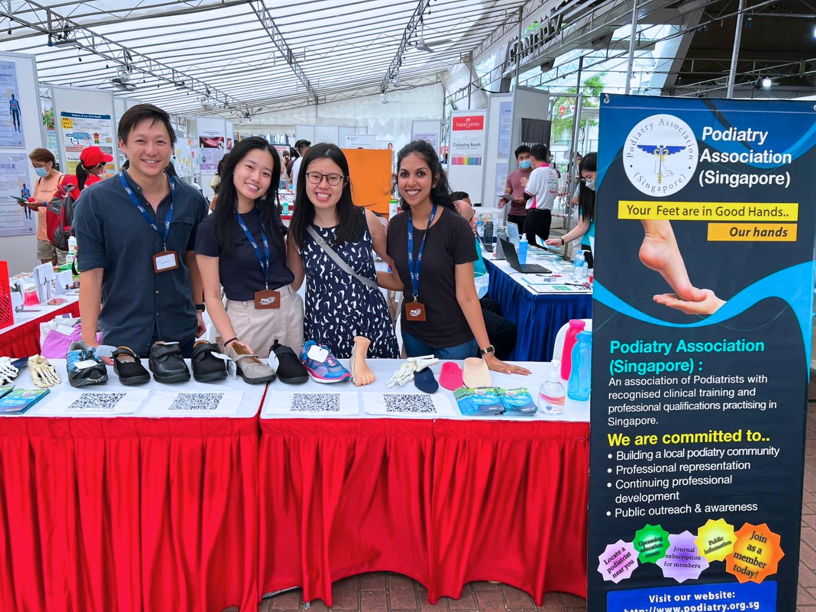 Podiatry Association (Singapore) volunteering